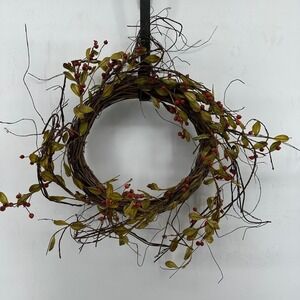 Berry Wreath Fall Harvest Front Door Wreath Autumn Holiday Decor 14 Inch